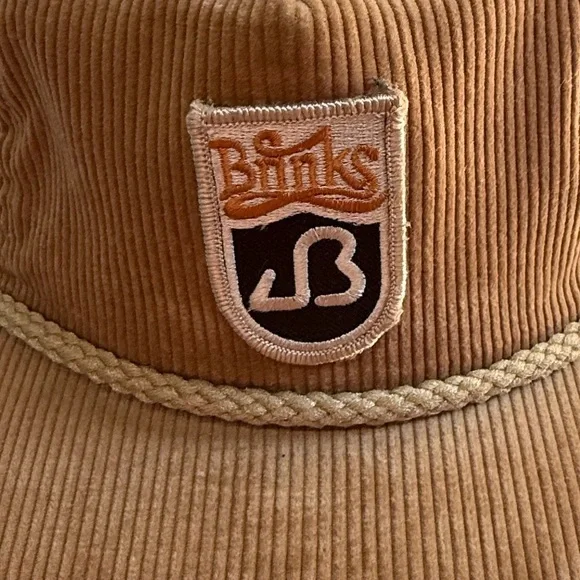 NWOT Vintage Banks Corduroy Rope Hat Brown Imperial Caps Denver NEW Unworn - Picture 8 of 8